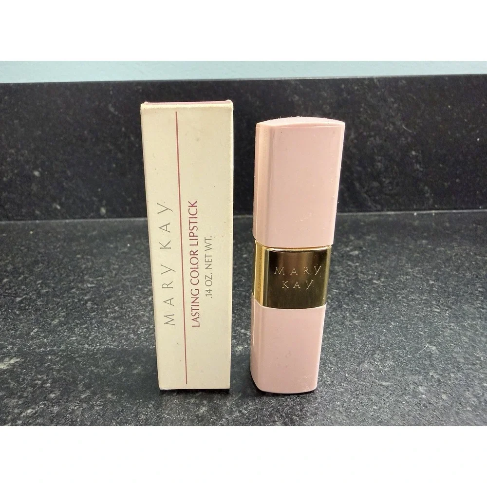 Vtg‎ New In Box Mary Kay Lasting Color Lipstick CHERRY RED 🍒 0.14oz NOS